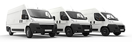 pickup and delivery vans